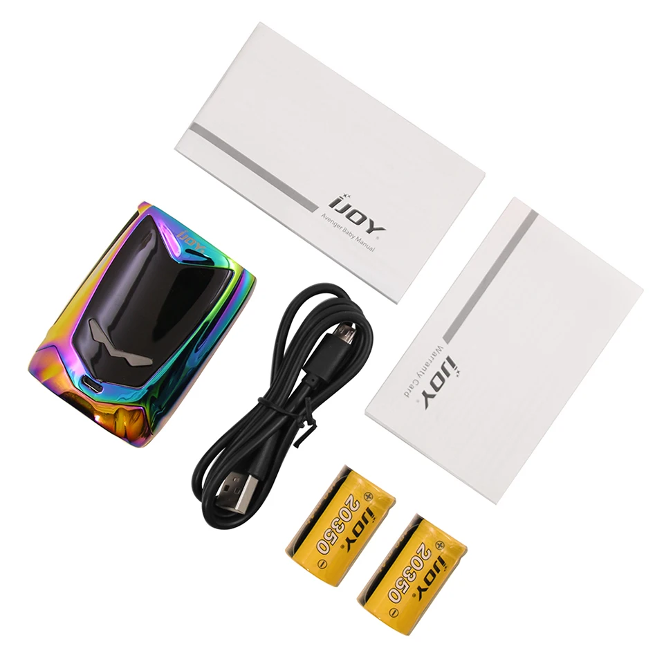 Оригинал IJOY Мститель детский Vape комплект 108 ВТ TC коробка мод + Профиль RDA танк 22 мм