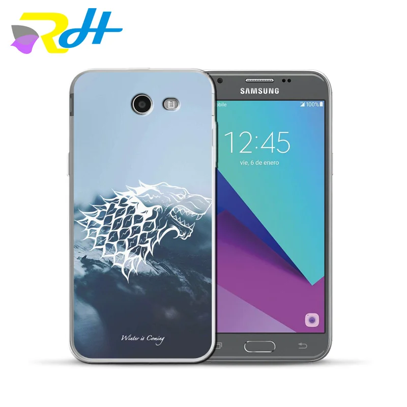 Мягкий ТПУ чехол для Samsung Galaxy J4 J6 J8 2018 коричневый Игровой престолов J3 J5 J7 2017 J5Prime
