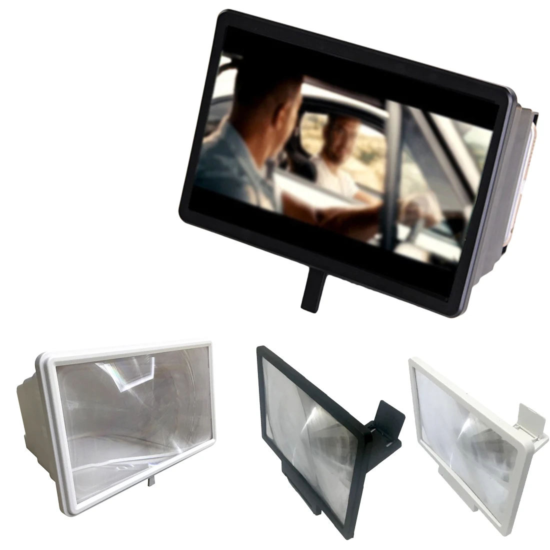 

Universal Cell Phone Smartphone Stand Holder Screen Enlarger Magnifying Magnifier for 3D Movie Video Display Projector