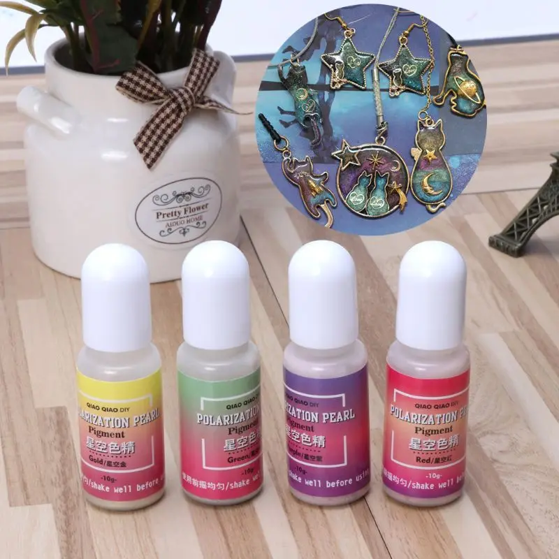 

10ml / Bottle UV Resin Starry Sky Pigment Liquid Jewelry DIY Handmade Craft Art Coloring Dye