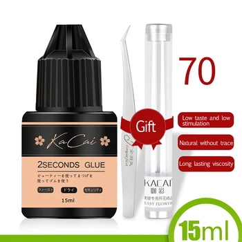 

15ML Ultra super Glue Individual eyelash extensions glues fast drying glue 2 Second Black Lashes Adhesive 70 days Long Lasting