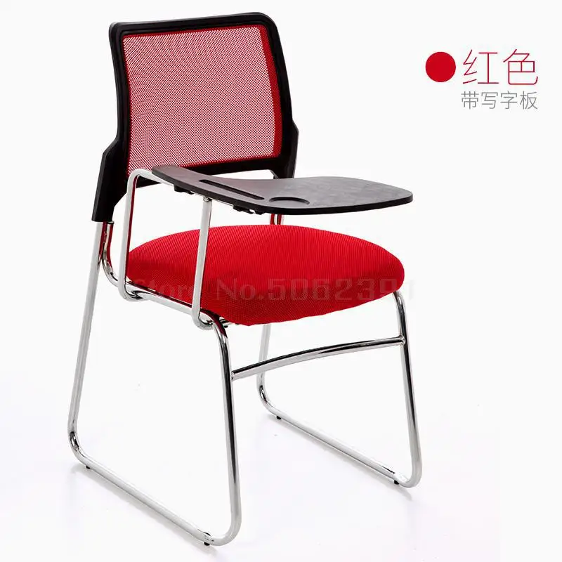 Training chair with writing board folding conference chair staff office chair news chair mahjong chess leisure chair - Color: same as picture 10