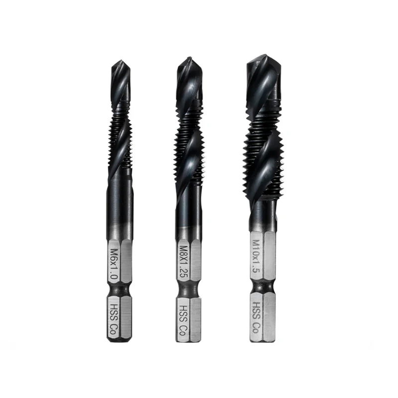 

HSS6542 drill tap Metalworking tools Titanium plating Left M3/4/5/6/8/10 die tap Right hand tap Woodworking machining Carbide