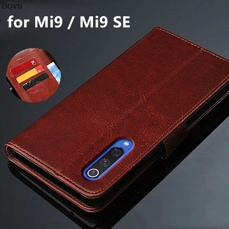 

card holder cover case for Xiaomi Mi 9 pu leather case for Xiaomi Mi 9 SE Mi9 phone bags Protective Phone Shell
