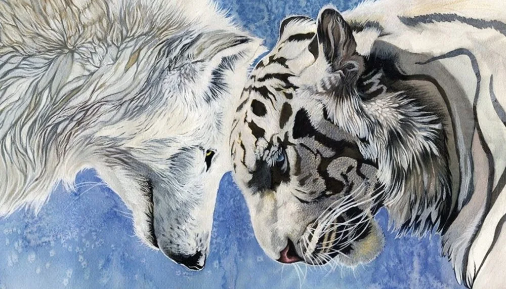 other-animals-art-painting-wolf-wolves-tiger-nature-high-resolution-desktop-wallpaper-1366x768 - 
