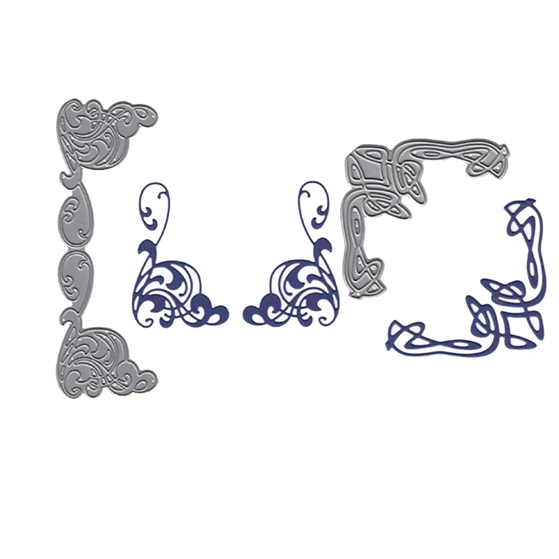 

Retro Edge Corner Shape Metal Cutting Dies Stencil For Scrapbooking Album Embossing DIY Handcrafts Templates Model Tools