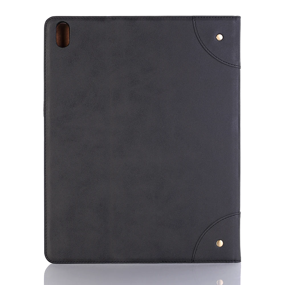 Ретро Кожаный Чехол Smart Cover для Apple iPad Pro 12,9 2018 12,9 дюймов авто проснуться Смарт сна Coque принципиально + экран протектор