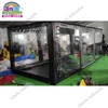 High Quality Portable Inflatable Car Cover Tent,6x3x2.3m Inflatable Car Wash Tent With Air Pump 2