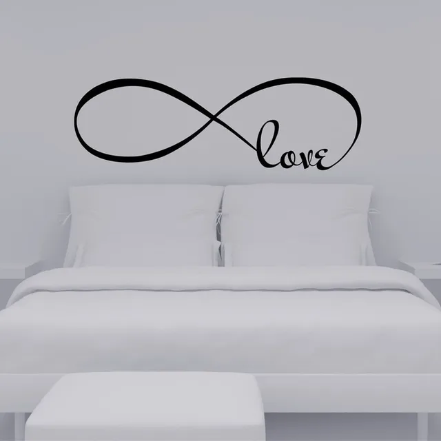 44 110cm Love Bedroom Wall Stickers Decor Infinity Symbol Word 44 110cm Love Bedroom Wall Stickers Decor Infinity Symbol Word Vinyl Art