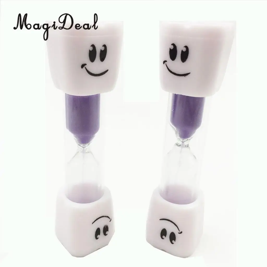 Tooth Brushing Timer Hourglass Sandglass Glass Lovely Smile Sand Egg Timers Kitchen Tool Office Decor Games Playing Novelty Gift