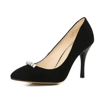 

Vogue of new fund of 2018 age season pointed high heel with shallow mouth single shoes size 43 yards 31-18125