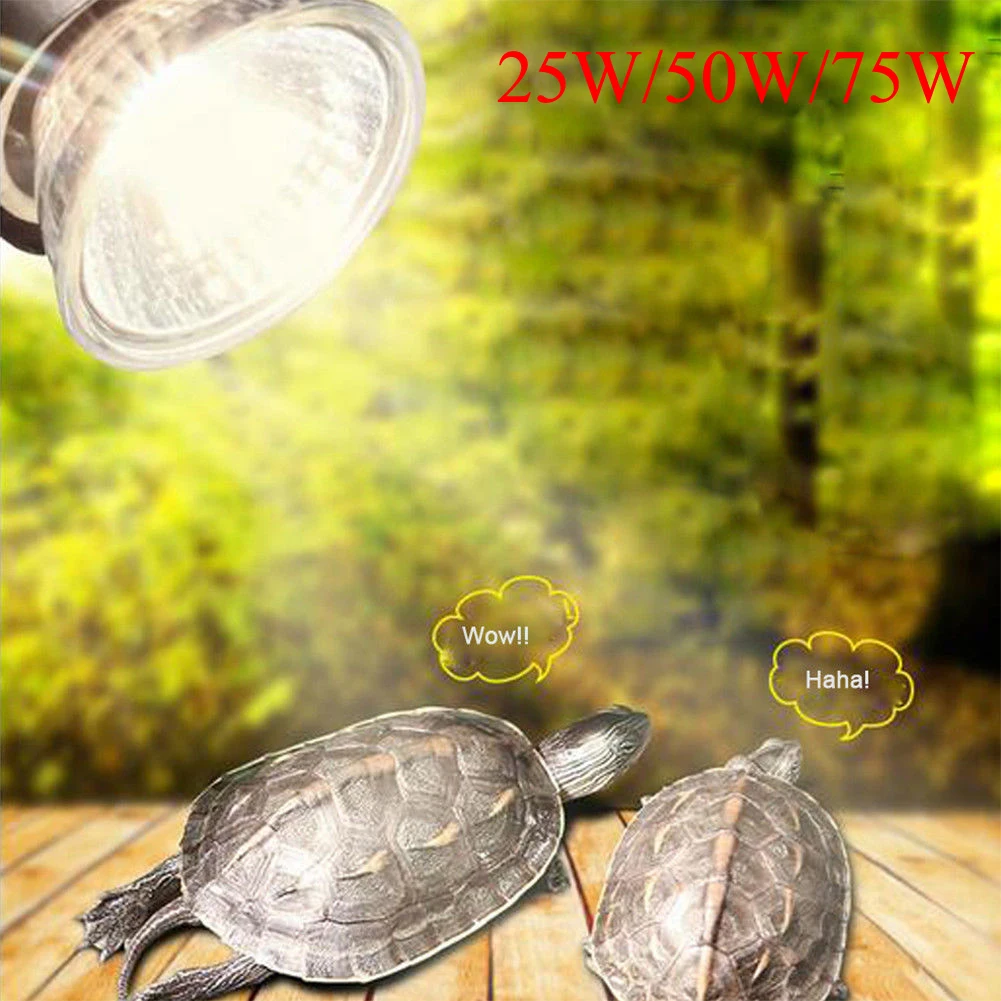 25/50/75 Вт UVB 3,0 рептилия лампа черепаха гигантская УФ лампы Лампы Отопление горячее предложение, Pet лампы подачи черепаха Применение