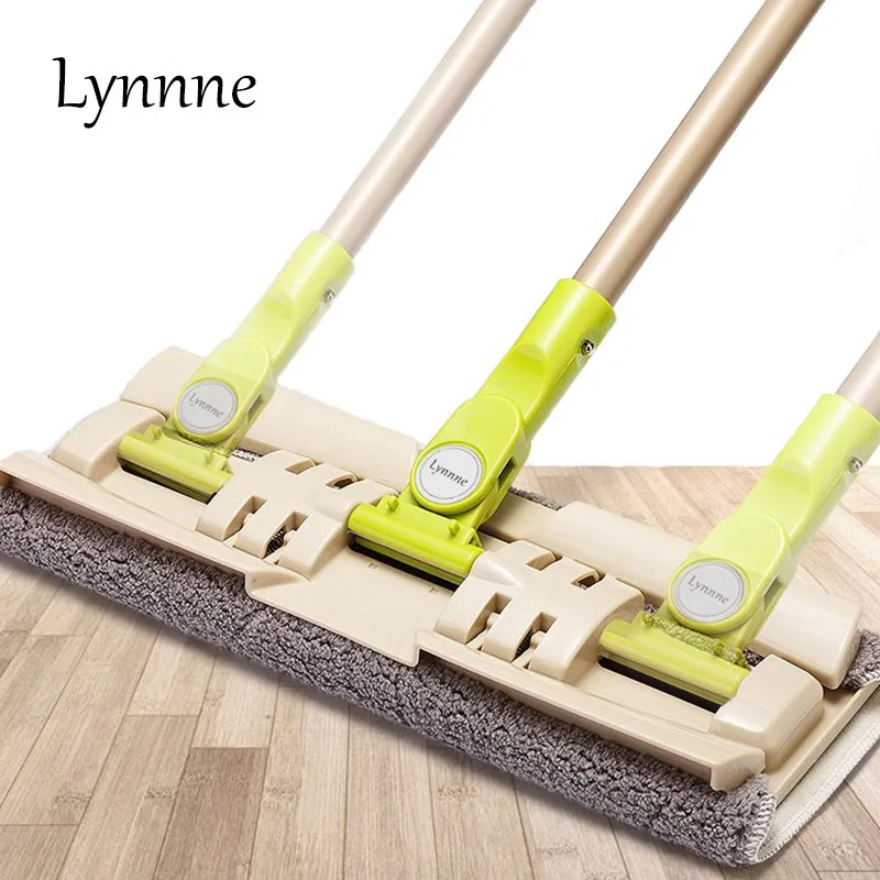 Lynnne Multi Connector Mop 360 Degree Rotated Mop Microfiber Dust
