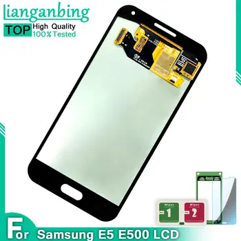 

Super AMOLED LCD For Samsung Glaxy E5 E500 E500F E500H E500M LCD Display Touch Screen Digitizer Top Quality LCD Screen