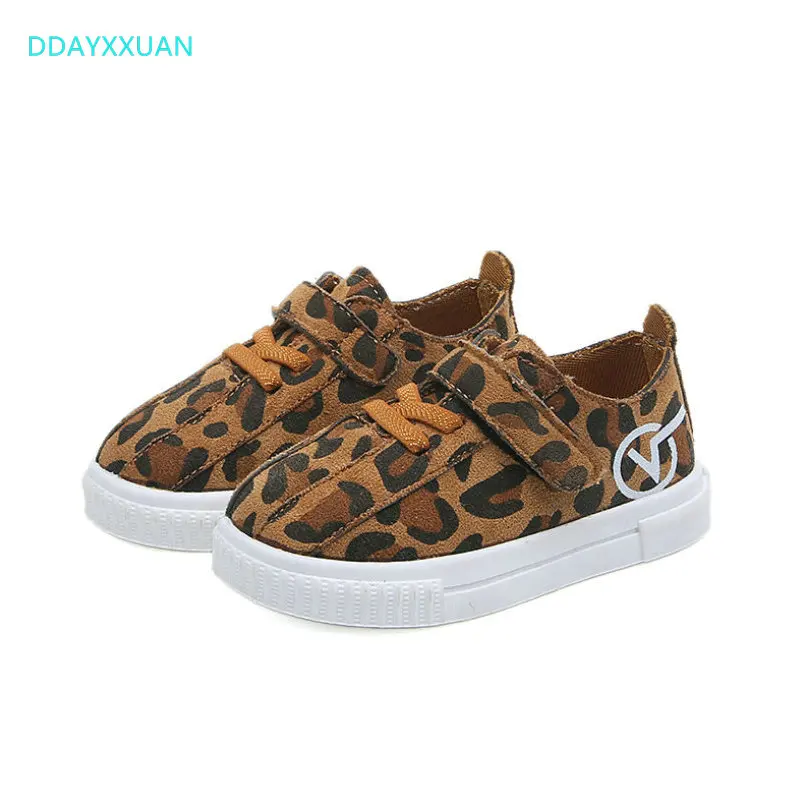 

Children Shoes Leopard New Brand Spring Girls Boys Sport Shoes Antislip Kids Baby Sneaker Stundent Casual Flat Sneakers