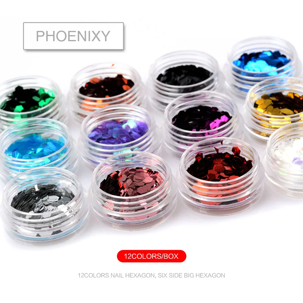 

12Pcs/Set Mixed Color 3D Ultrathin Sequins Nail Glitter Flakes 2mm Sparkly DIY Tips Dazzling Paillette Nail Art Decorations