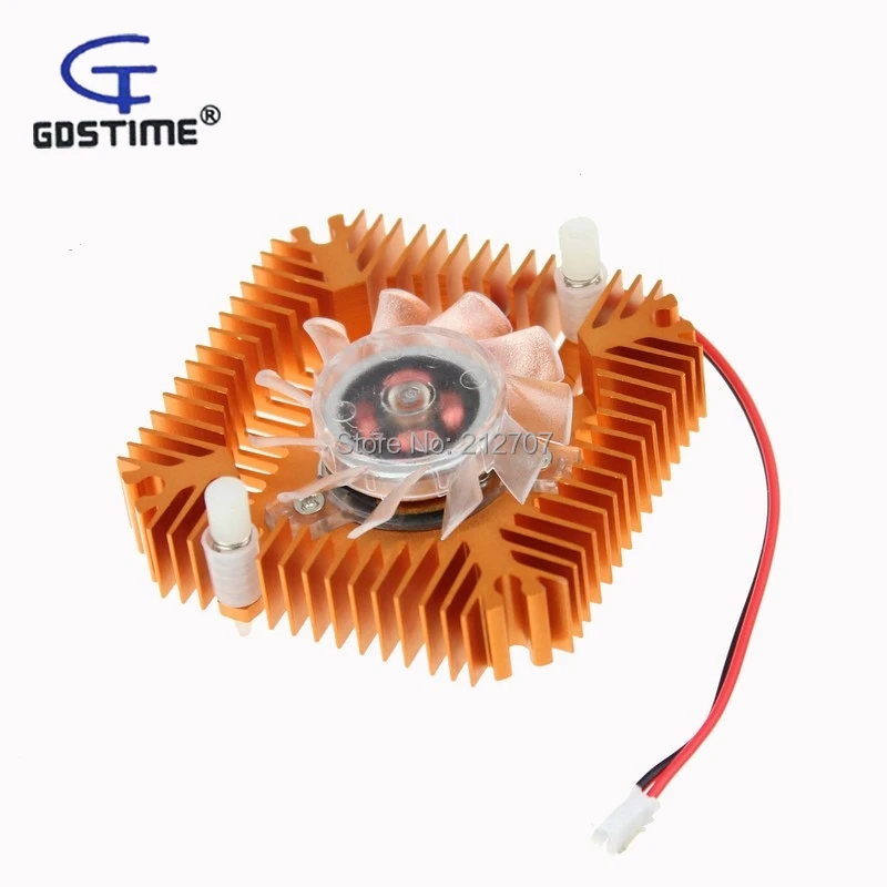 

12V 2pin55mm Snowflake PC Computer Graphics VGA Video Card Cooling Fan with freight free 1pcs