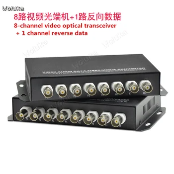 

8-channel video optical transceiver with 1 reverse data RS485 single-mode single-fiber FC port 20KM CD05 W02