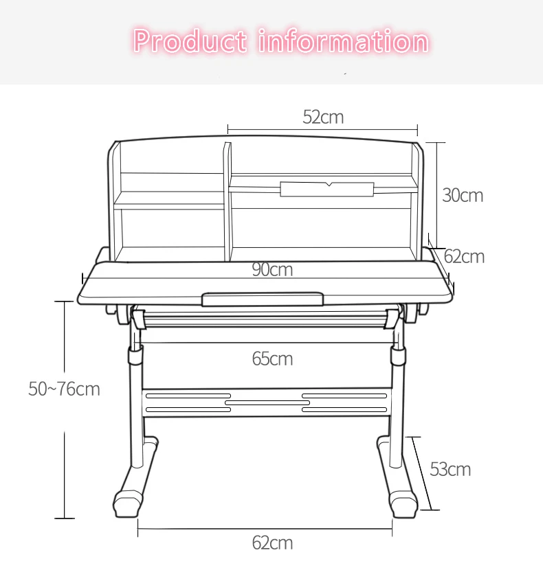 Детский набор столов и стульев, домашний письменный стол для учебы, подъемный комбинированный Регулируемый корректирующий стул для сидения