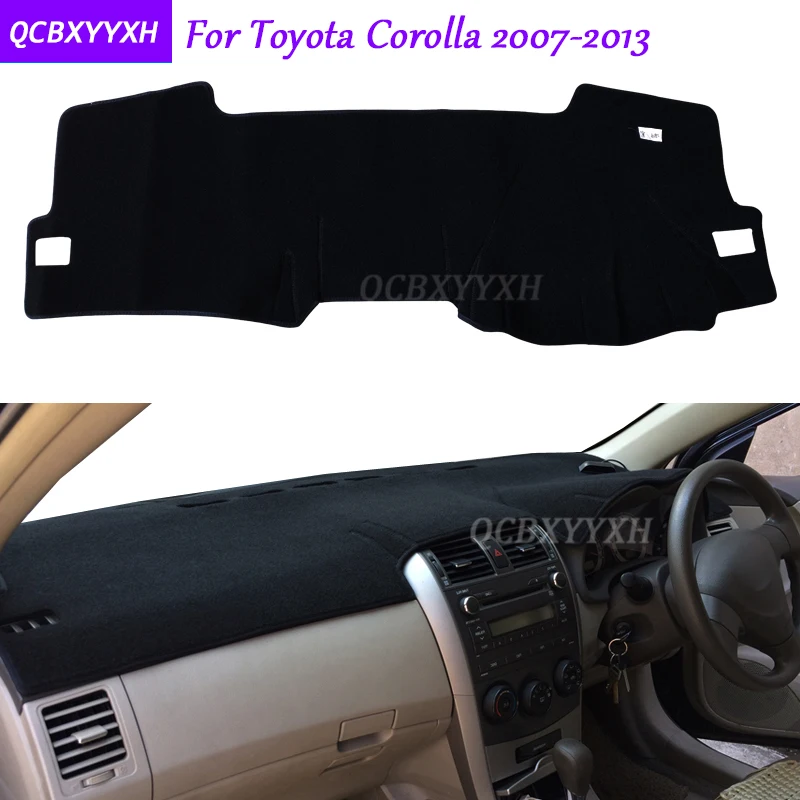 Для Toyota Corolla 2007-2013 коврик на приборную панель защитный интерьер Photophobism коврик тент подушка для автомобиля Стайлинг авто аксессуары