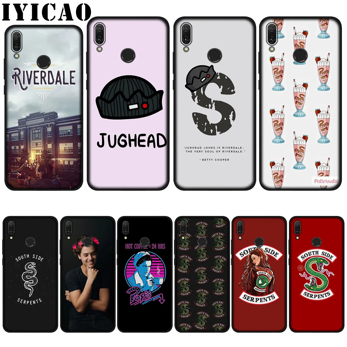 Мягкий чехол IYICAO Riverdale South Side Serpents для Huawei P20 Pro P10 P8 P9 P30 Lite Mini 2017 P Smart 2019 | Мобильные