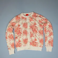 WINTER GIRL SWEATER FLOWER PRINTED CHILDREN SWEATER hts1606