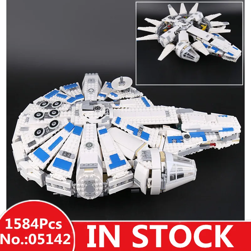 

H&HXY 05142 New Toys 1584Pcs The 75212 Kessel Run Millennuim Falcon Set Building Blocks Bricks Kids Toys Christmas Gifts
