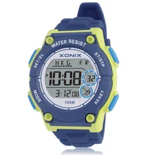 Vente chaude!!! XONIX Monde Time Femmes Montres de Sport Étanche 100 m Numérique Montre de Course De Natation Plongée Montre-Bracelet Montre Femme