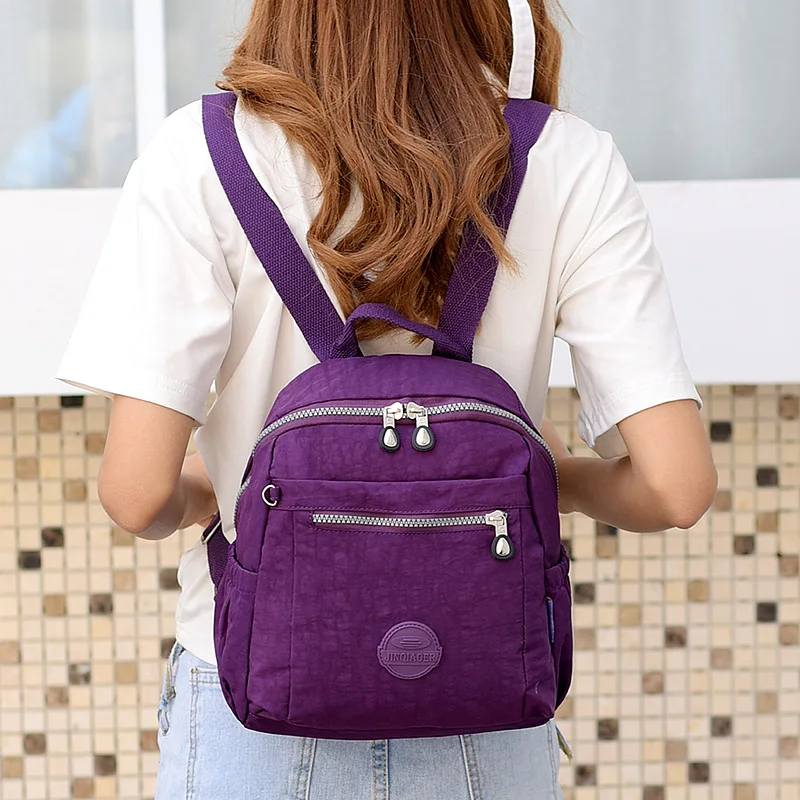 Buy Women Backpack Youth Nylon Mochila Feminine