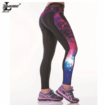 

Fashion Beautiful Starry Sky Plus Size Leggings Brand Harajuku Hipster Leggins Women Sportswear Workout Slim Sexy Pants AS07