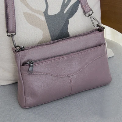 Стиль, женская сумка из натуральной кожи, модные роскошные женские сумки, высокое качество, женские сумки через плечо, женские сумочки - Цвет: purple