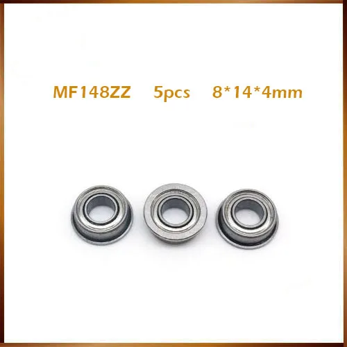 

Фланцевые шарикоподшипники mf148zz, 5 шт., MF148ZZ 8x14x4 мм, ABEC-1 MF148 zz F618/8ZZ LF1480ZZ, фланцевые, радиальные шарикоподшипники