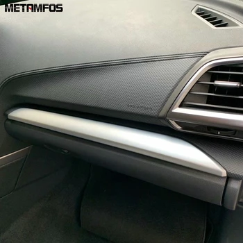 

For Subaru Forester SK 2018 2019 Carbon Fiber Central Control Strip Decoration Cover Molding Trim Inner Accessories Car Styling
