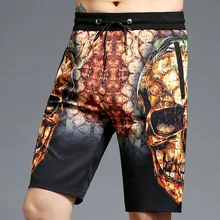 Европейский и американский ветер Забавный принт шорты мужские Скейтборд хип хоп Канье Уэст шорты мужские Джастин Бибер Jolintsai шорты