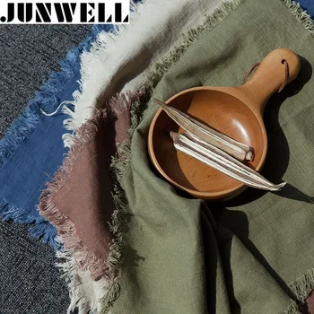 

Junwell 4pcs/lot 46X63cm heavy Linen/ Cotton Dishtowel Kitchen Towel Dish Towel Cleaning Cloth Tea Towel Ultra durable pano