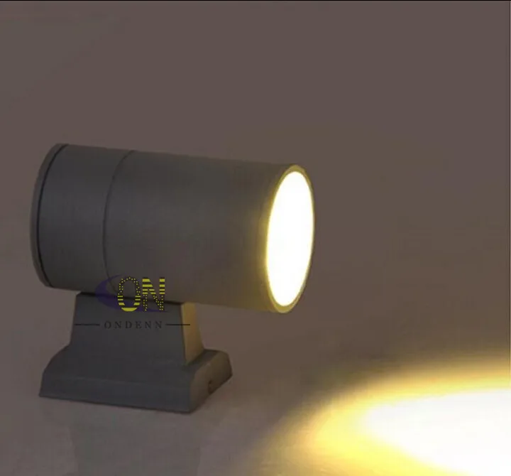

White color LED Waterproof Outdoor Wall Light 6W IP65 Up and down Aluminum Lamp courtyard garden led wall lamp