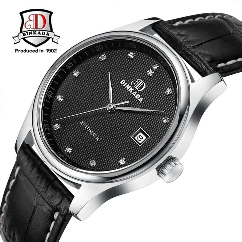 

2019 New Fashion Luxury Brand BINKADA Men Watch Automatic Mechanical Watches Men Mechanical Watch With Original Box