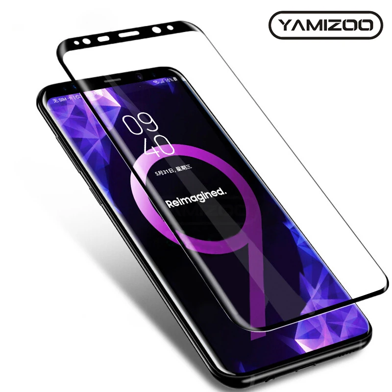 

YAMIZOO Tempered Glass For Samsung Galaxy s8 s9 Glass Screen Protector 3D On Protective Film For Samsung s8 s9 Plus Glass Note 8