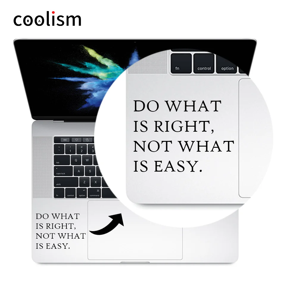 Самостоятельная мотивация Цитата наклейка для ноутбука Apple MacBook Air Pro Retina 11 12 13 15