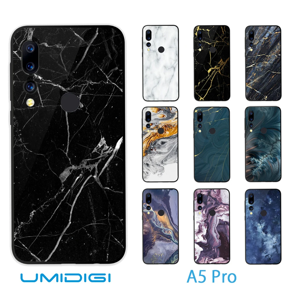 Мягкий чехол SHIODOKI для Umidigi A5 pro, силиконовый чехол для телефона Umidigi A5 pro, защитная задняя крышка-мрамор