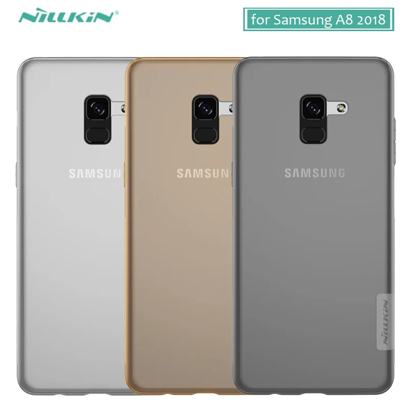 Для Samsung Galaxy A8 2018 чехол Nillkin TPU 0 6 мм для телефона силиконовый прозрачный Чехол |