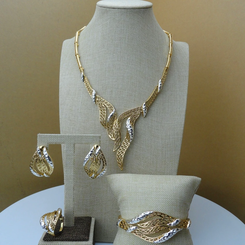 

Yuminglai 2019 New Arrival Fashion Design Luxury Costume Dubai Women Jewelry Sets FHK6424