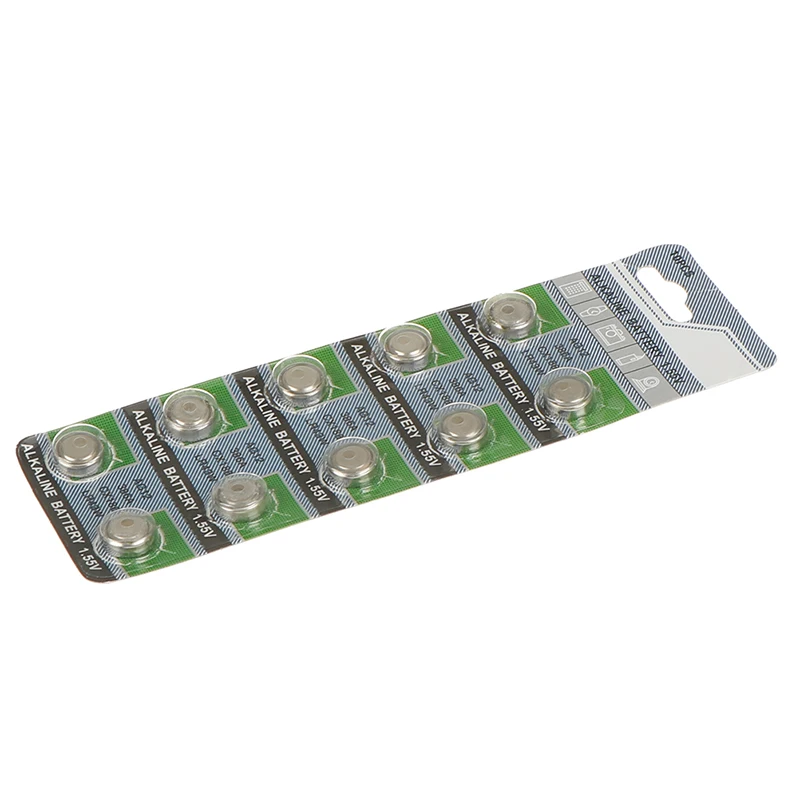 10PCS/lot AG12 LR43 L1142 SR43 386A Watch Camera Coin Button Cell Battery