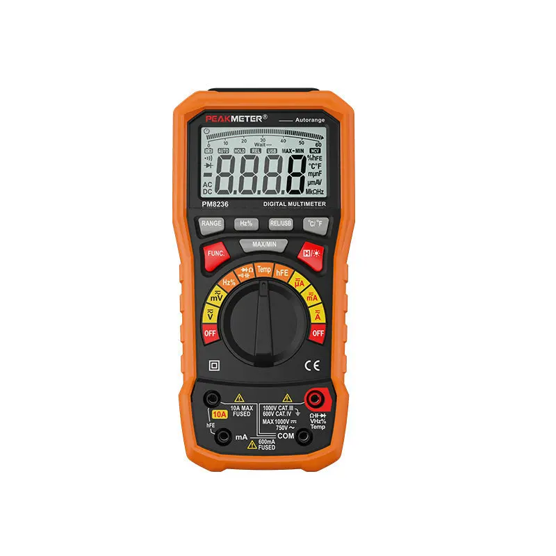 

Digital multimeter, high precision multi-function voltage current capacitor universal meter