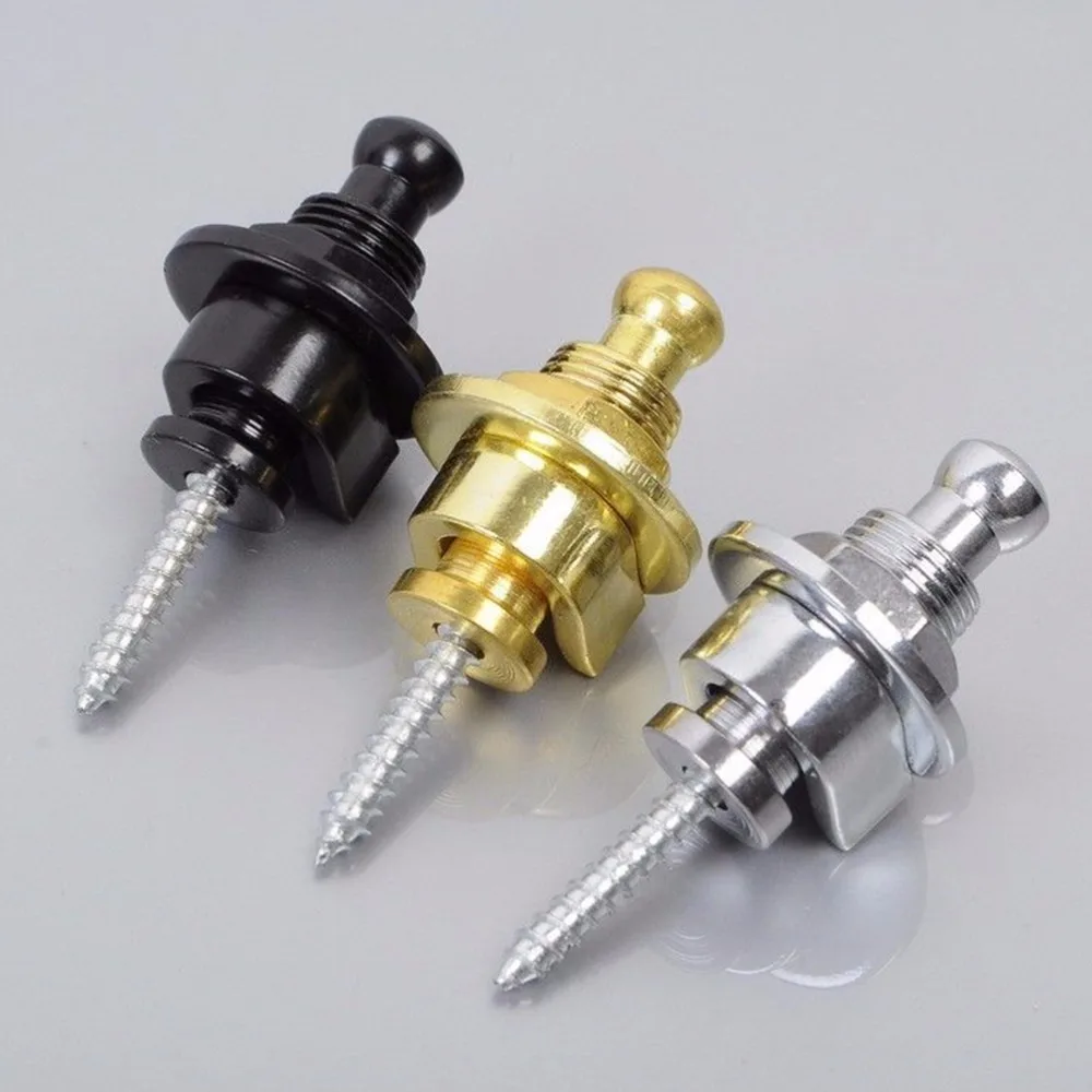 

1Pc Guitar Bass Strap Lock Skidproof StrapLock Locking Pegs Pins Guitar Strap Button