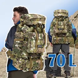 70L тактическая Мужская Сумка военный рюкзак альпинистские спортивные дорожные сумки Molle рюкзаки охотничий походный рюкзак Tas