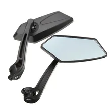 2pcs Universal Pentagonal Rearview Mirrors Scooter Pair Moped ATV Motorcycle Backup Mirror Motorcycle Accessories Auto Parts