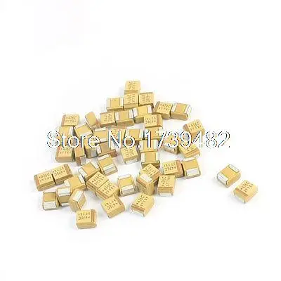 

50Pcs SMT SMD 3528 Case B 47uF 16V Chip Tantalum Capacitors