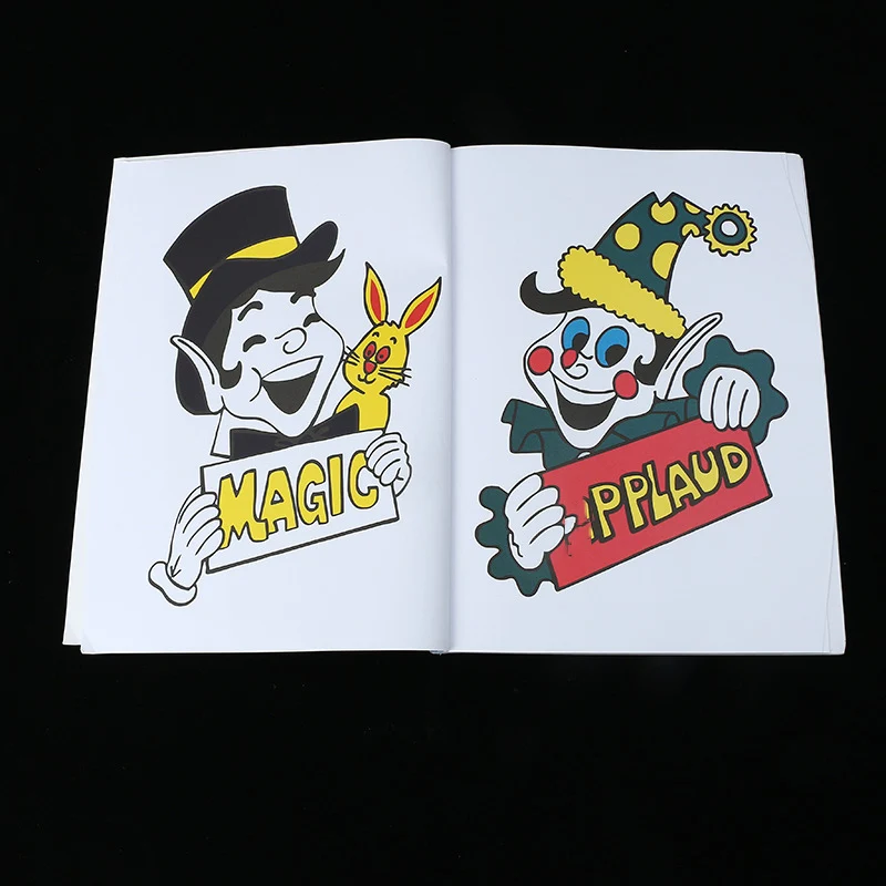 Download Funny Magic Tricks A Fun Magic Coloring Book Medium size(20cm*14cm*0.6cm) Close Up Magical Toys ...