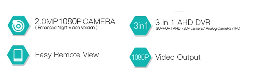 AHD DVR1080P 2.0MP
